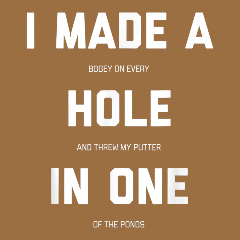 Funny Golf Shirts For Men Women Hole In One Golf Gag Gifts Vintage Tee by minhPixels | Teevron