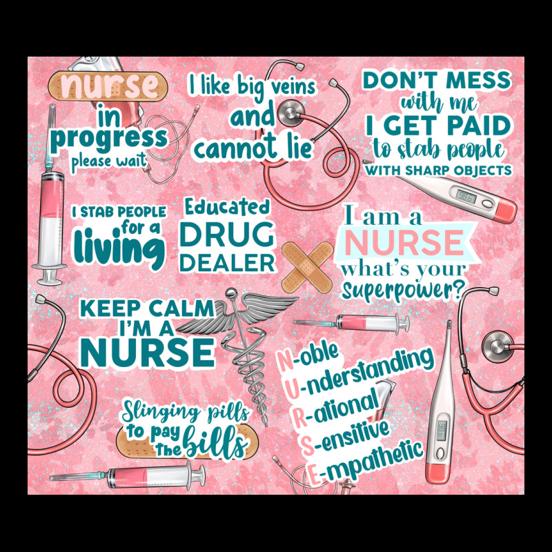 Funny Nurse Long Sleeve Tee by TumblerDesignByShophia | Teevron