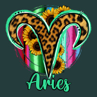 Aries Zodiac Sign Sunflower Leopard Serape Classic Tee | Teevron