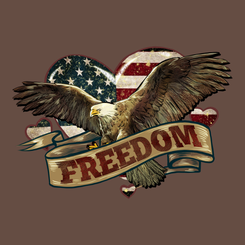 Freedom America Eagle 4th Of July Long Sleeve Tee by HowdyJamesFarm | Teevron