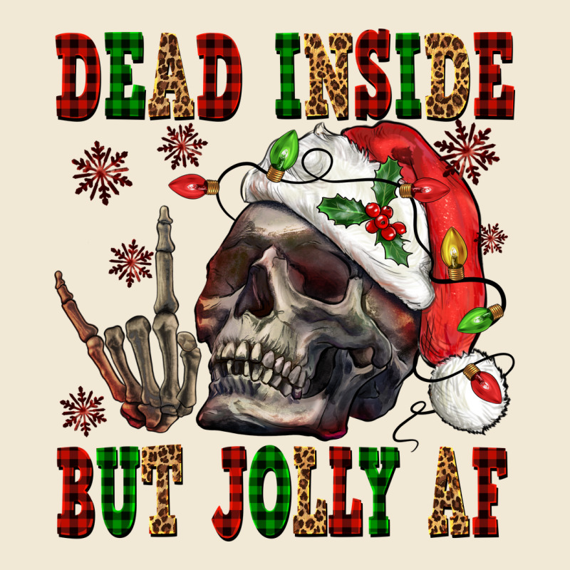 Dead Inside But Jolly Af Premium Tee by NancyCooperArtShop | Teevron