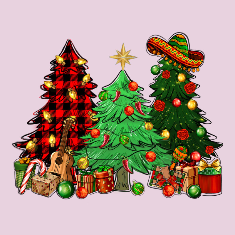 Mexican Christmas Trees Ladies Tee by NancyCooperArtShop | Teevron
