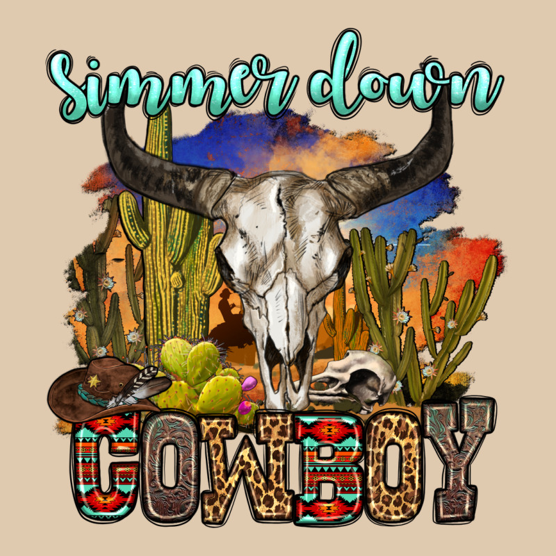 Simmer Down Cowboy Heavyweight Sweatshirt by OliviaCreatesArt | Teevron