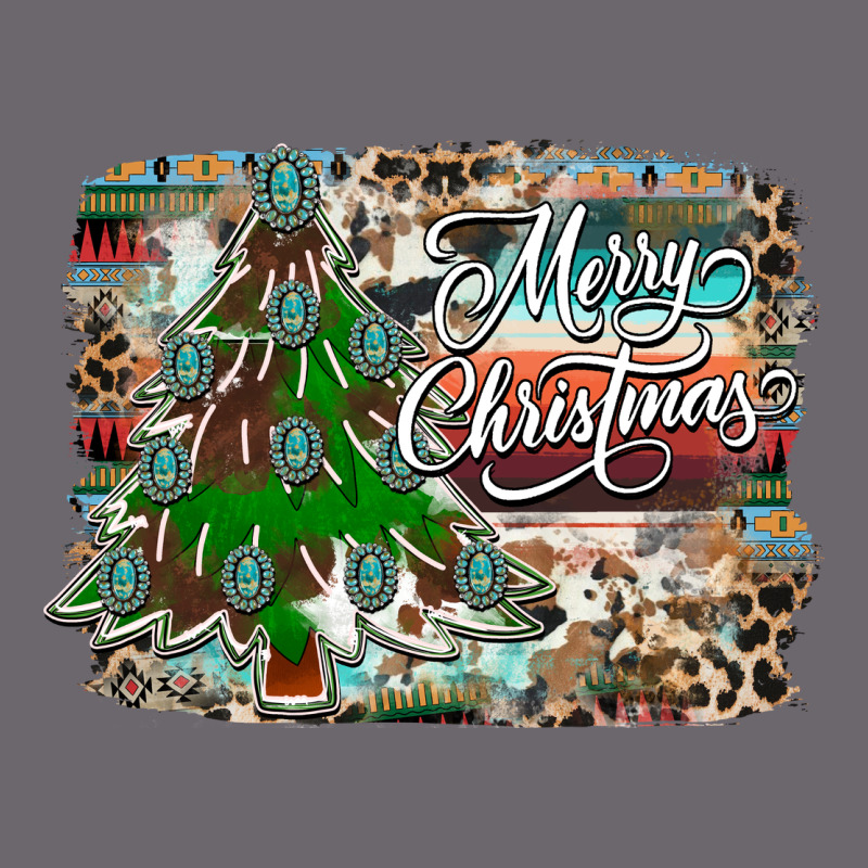 Merry Christmas Tree Western Premium Sweatshirt by CowhideDigitalArt | Teevron
