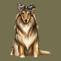 Collie With Bandanna Vintage Hoodie | Teevron