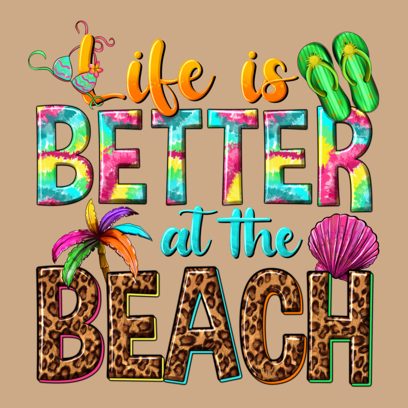 Life Is Better At The Beach Vintage Hoodie by NancyCooperArtShop | Teevron