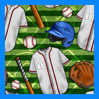 Baseball Uniform And Field Seamless Pattern Zipper Hoodie | Teevron