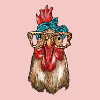Chicken With Bandana And Leopard Urban Heavy Tee | Teevron