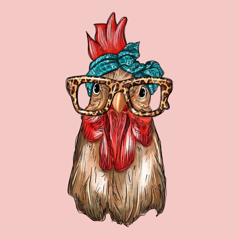 Chicken With Bandana And Leopard Urban Heavy Tee by texasbilliewilder | Teevron
