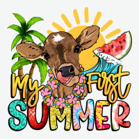 My First Summer Baby Cow Urban Heavy Tee | Teevron
