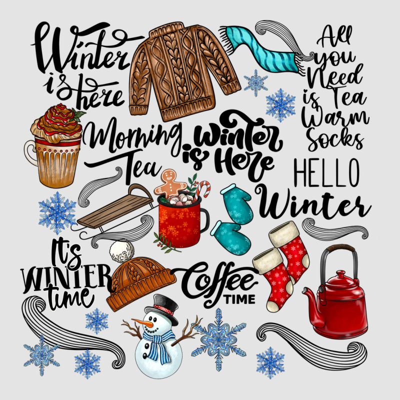Winter Festive Essentials Premium Sweatshirt by CowhideDigitalArt | Teevron
