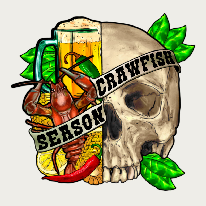 Skull Crawfish Season Zipper Hoodie by FaDigitalArtStudio | Teevron