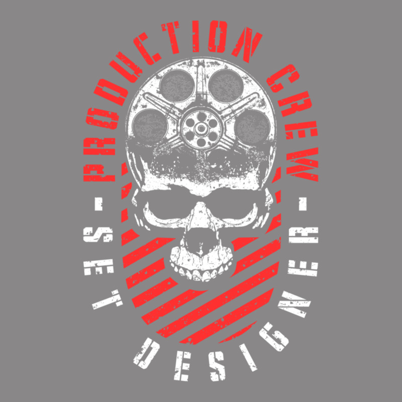 Production Crew Set Designer Movie Film Halloween Skull Vintage Tee by minhPixels | Teevron
