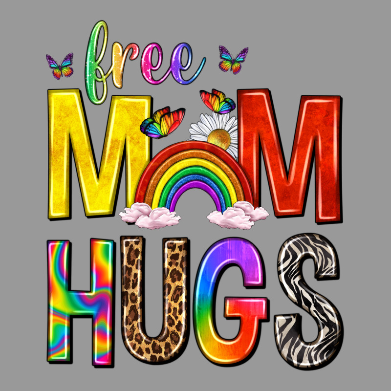 Free Mom Hugs With Butterflies Vintage Hoodie by texasbilliewilder | Teevron