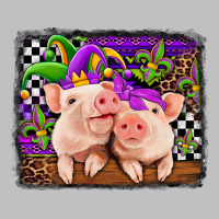 Mardi Gras Western Leopard Pigs Long Sleeve Tee | Teevron