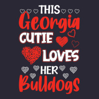 This Georgia Cutie Loves Her Bulldogs Fun Football Vintage Tee | Teevron
