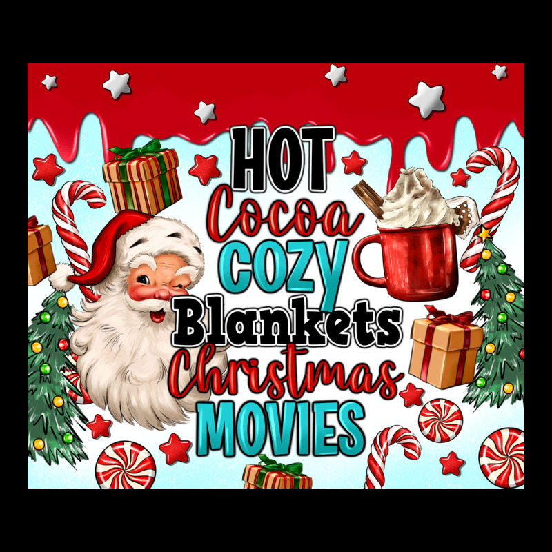 Hot Cocoa Cozy Blankets Christmas Movies Tumbler Premium Tee by MaliasSmallBusiness | Teevron