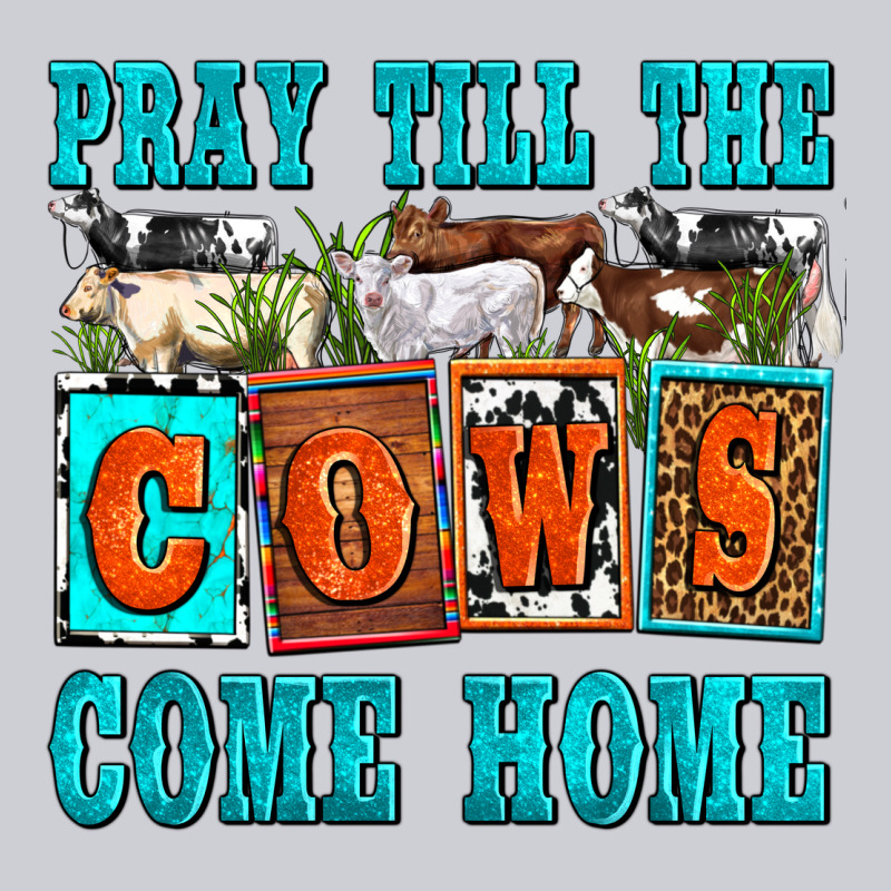 Pray Till The Cows Come Home Olivia Heavyweight Sweatshirt by OliviaCreatesArt | Teevron