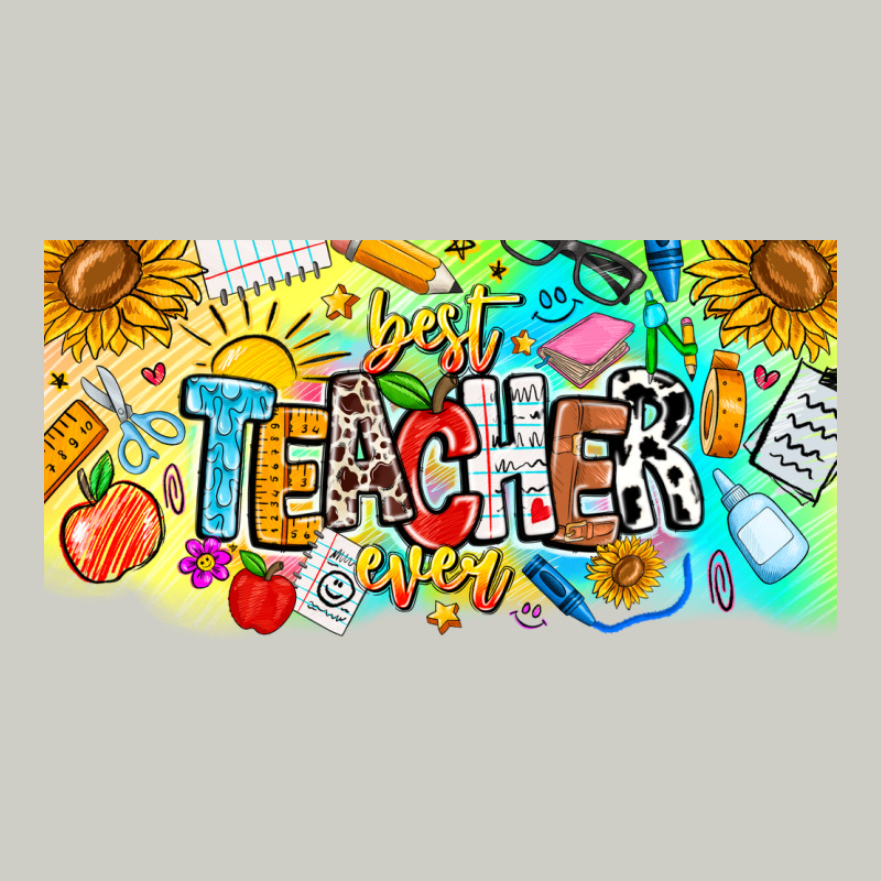 Best Teacher Ever Heavyweight Hoodie by CowhideDigitalArt | Teevron