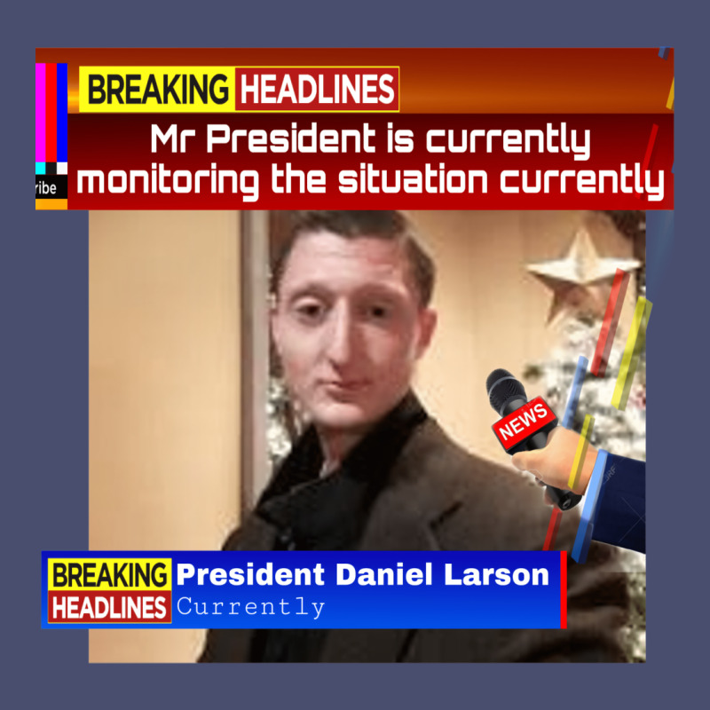 Daniel Larson Monitoring The Situation   Vintage Vintage Tee by lanVoArt | Teevron