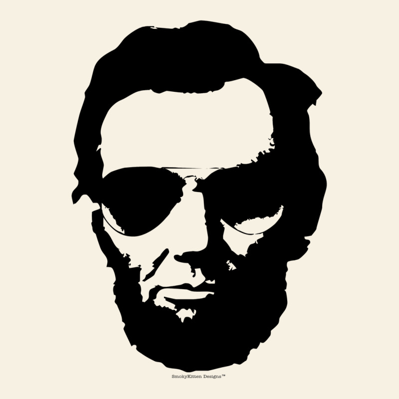 Cool Abe Lincoln With Aviator Sunglasses Black Vintage Tee by lanVoArt | Teevron