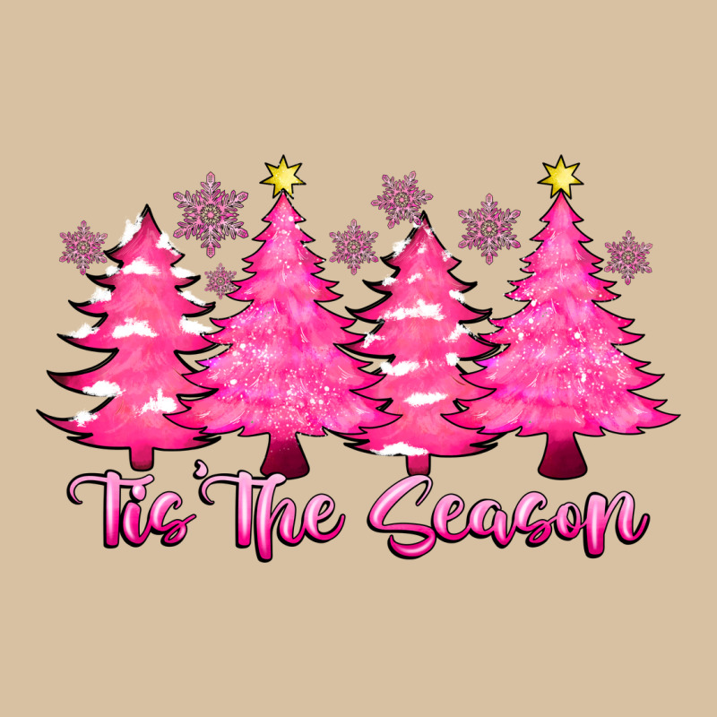 Tis The Season Pink Trees Heavyweight Hoodie by CowhideDigitalArt | Teevron