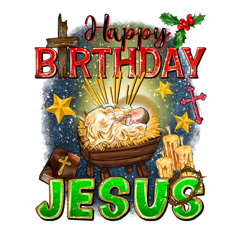 Happy Birthday Jesus Zipper Hoodie by FaDigitalArtStudio | Teevron