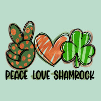 Peace Love Shamrock Premium Hoodie | Teevron