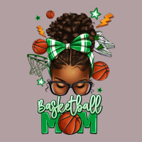 Basketball Mom Afro Messy Bun Vintage Hoodie | Teevron