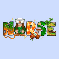 St Patricks Day Nurse With Gnome Urban Heavy Tee | Teevron