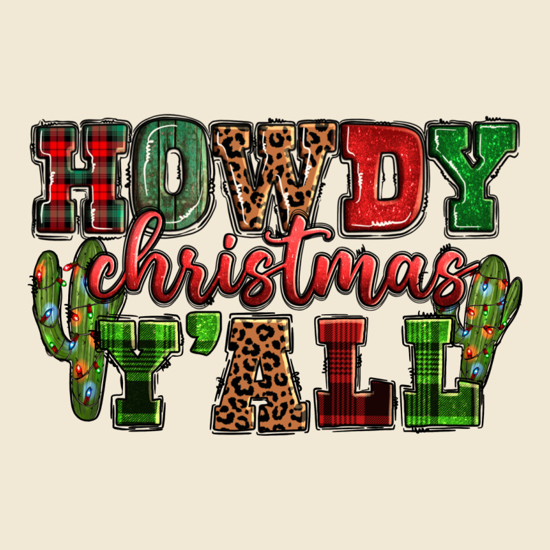 Howdy Christmas Y'all Premium Tee by NancyCooperArtShop | Teevron