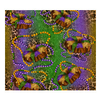 mardi gras king cake leopard | Teevron