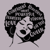 Womens Strong Black Woman Afro Message Vintage Tee | Teevron