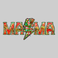 Mama Christmas Lightning Bolt Premium Tee | Teevron