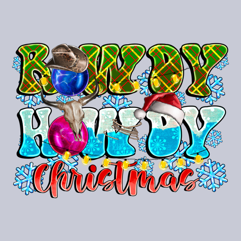 Rowdy Howdy Christmas Heavyweight Hoodie by CowhideDigitalArt | Teevron