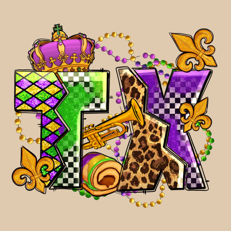 Texas Mardi Gras Olivia Heavyweight Sweatshirt by OliviaCreatesArt | Teevron