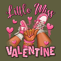 Little Miss Valentine Afro Kid Sneakers Vintage Tee | Teevron