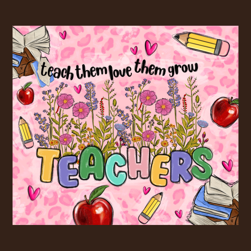 Teachers Teach Them Love Them Grow Heavy Core Tee by MaliasSmallBusiness | Teevron