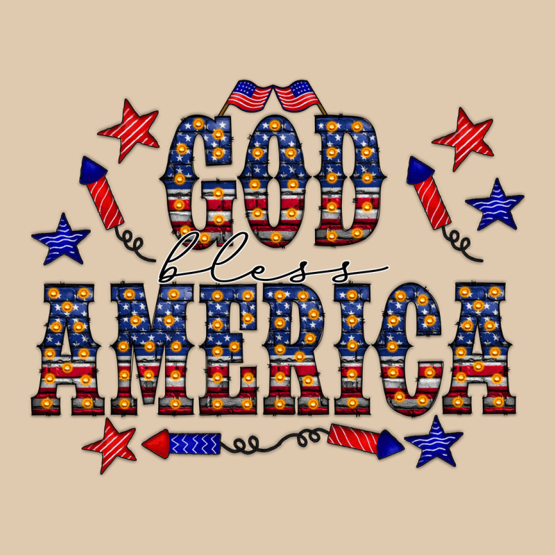 4 July God Bless America Western Heavyweight Sweatshirt by CowCowDesign | Teevron