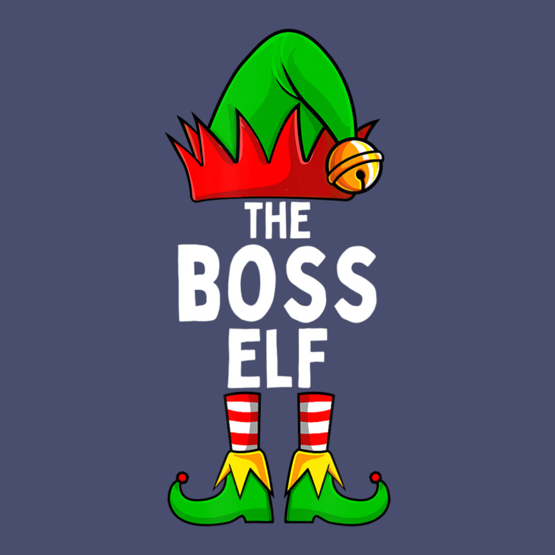 Boss Elf Matching Family Christmas Vintage Tee by lanVoArt | Teevron