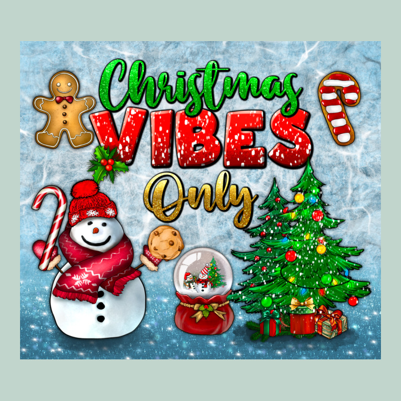 Christmas Vibes Only Tumbler Zipper Hoodie by BundleAndBundleShop | Teevron
