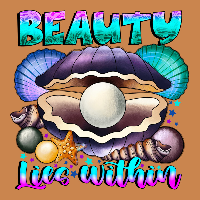 Beauty Lies Within Heavyweight Hoodie by CowhideDigitalArt | Teevron