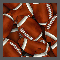 American Football Seamless Pattern Zipper Hoodie | Teevron