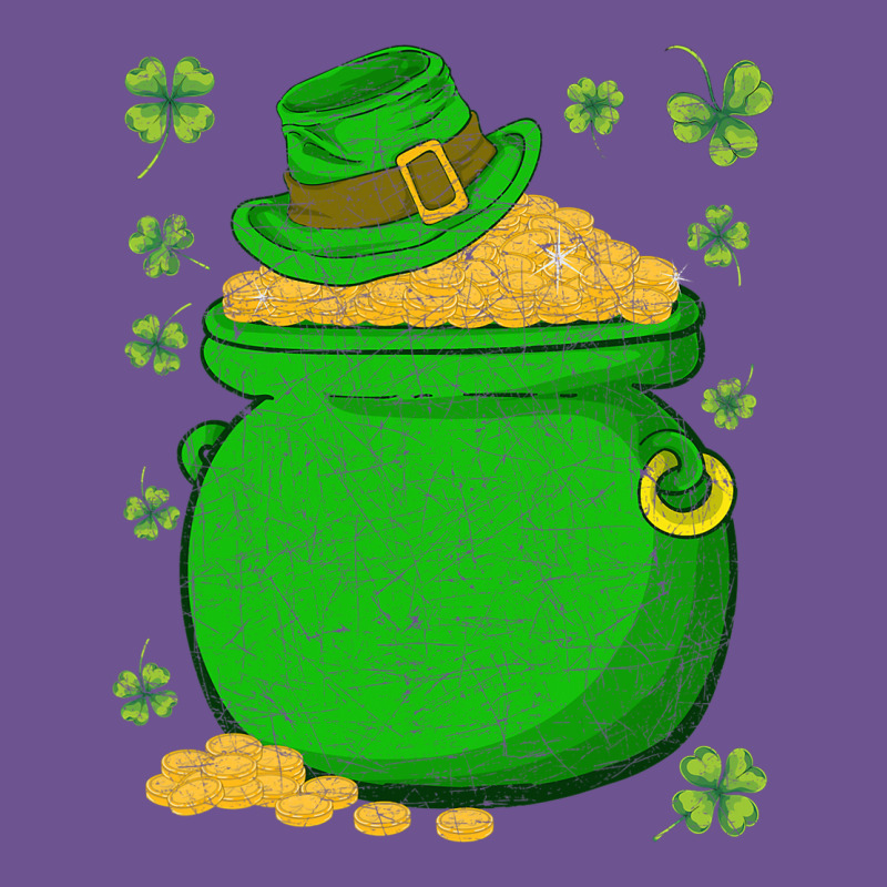 Ireland Leprechaun Hat Pot Of Gold Irish St Patricks Day Vintage Tee by lanVoArt | Teevron
