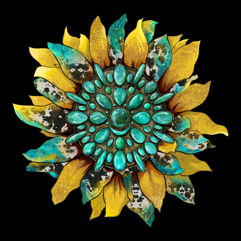 Sunflower With Gemstone And Cowhide Urban Hoodie by Artiststas | Teevron