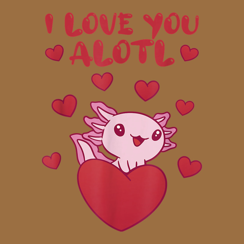 I Love You Alotl Aolotl Valentine's Day Heart Aolotl Lover Vintage Tee by lanVoArt | Teevron