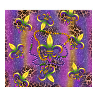 mardi gras fleur de lis | Teevron