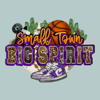 Small Town Big Spirit Basketball Heavy Core Tee | Teevron