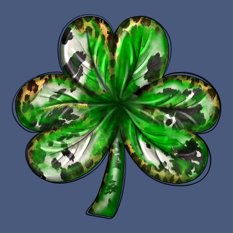Shamrock With Leopard And Cowhide Vintage Hoodie by NancyCooperArtShop | Teevron