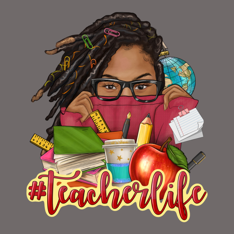 Afro Woman Teacher Life Urban Heavy Tee by NancyCooperArtShop | Teevron